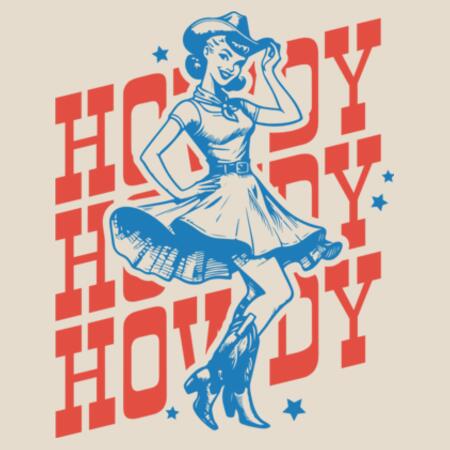 Women | Essential Tee | Howdy Cowgirl Design