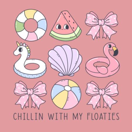 Kids | Essential Tee | Chillin' with My Floaties Design