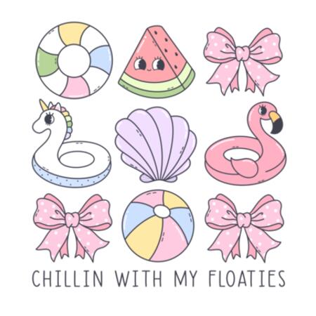 Kids | Tank | Chillin' with My Floaties Design