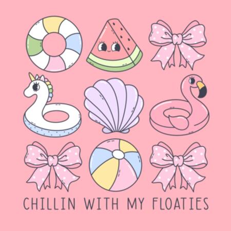 Kids | Hoodie | Chillin' with My Floaties Design