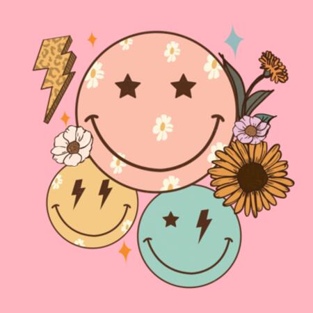 Kids | Hoodie | Retro Smilies Design
