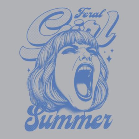 Women | Crop Tee | Feral Girl Summer Design