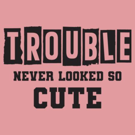 Baby | Short-Sleeve Bodysuit | Trouble Never Looked So Cute Design