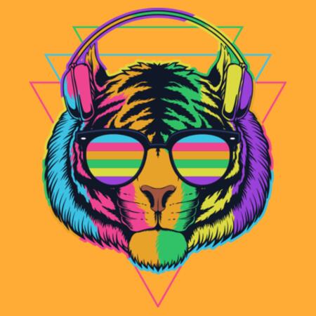 Kids | Essential Tee | Cool Tiger Design