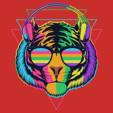 Kids | Hoodie | Cool Tiger Design
