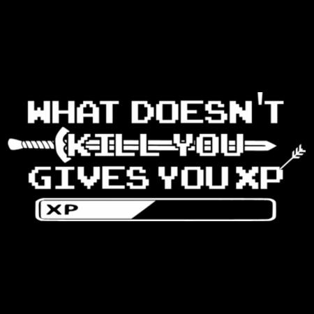 Men | Essential Tee | What Doesn't Kill You Gives You XP Design