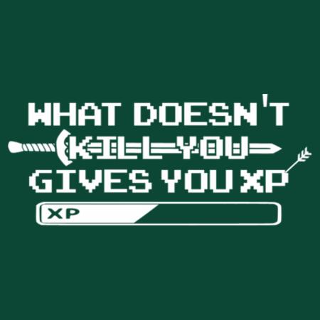Men | Long-Sleeve Tee | What Doesn't Kill You Gives You XP Design
