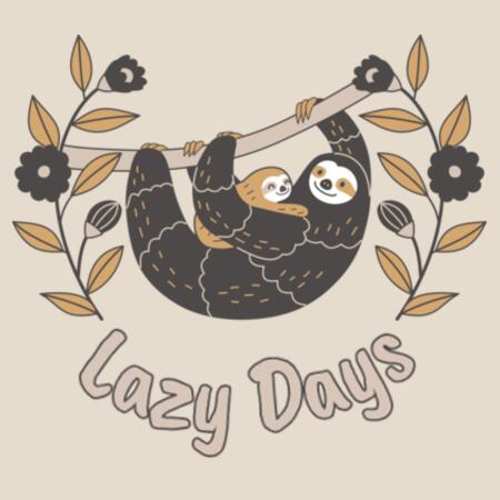 Baby | Short-Sleeve Bodysuit | Lazy Days Sloth Design