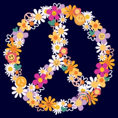 Kids | Tank | Flower Power Peace Design