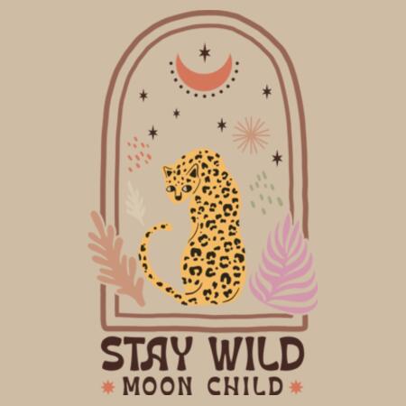Kids | Essential Tee | Stay Wild Moon Child Design