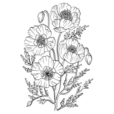 Mug | Blooming Poppies Design