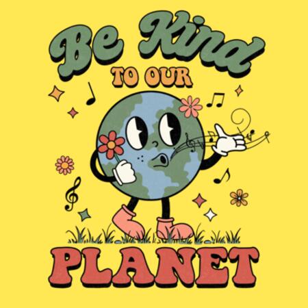 Women | Essential Tee | Be Kind to Our Planet Design