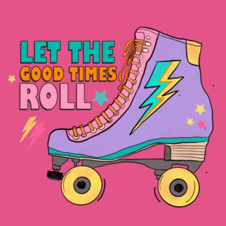 Women | Essential Tee | Let The Good Times Roll Design