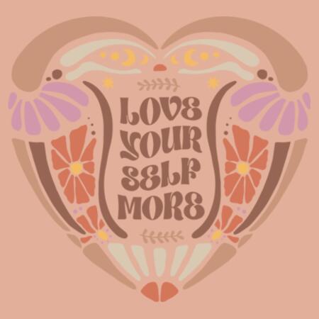 Women | Oversized Tee | Love Yourself More Design
