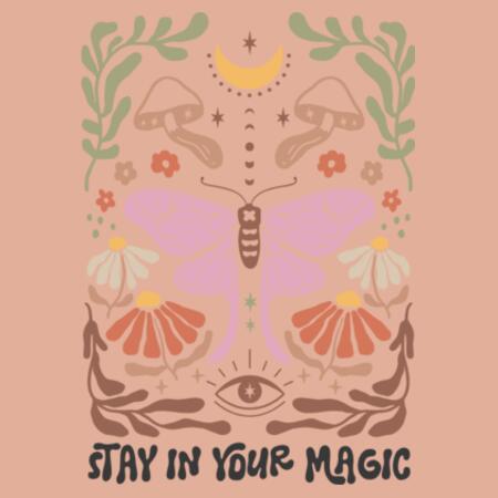 Women | Crop Tee | Stay in your Magic Design