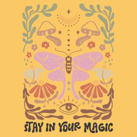 Women | Oversized Tee | Stay in your Magic Design