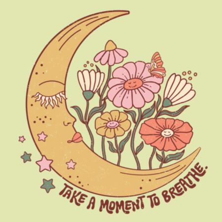Women | Essential Tee | Take a Moment To Breathe Design