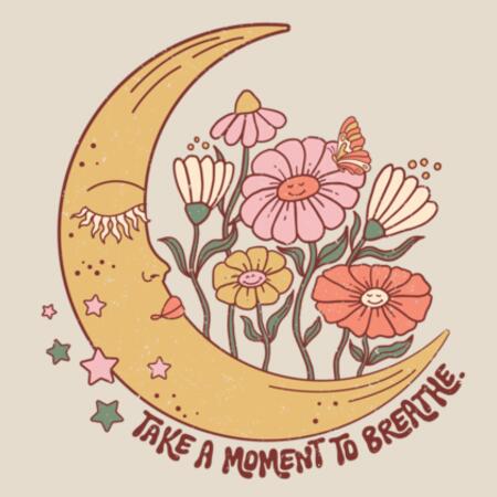 Women | Crop Tee | Take a Moment To Breathe Design