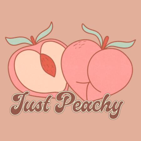 Women | Crop Tee | Just Peachy Design