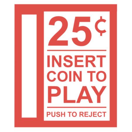 Women | Oversized Tee | Insert Coin To Play Design