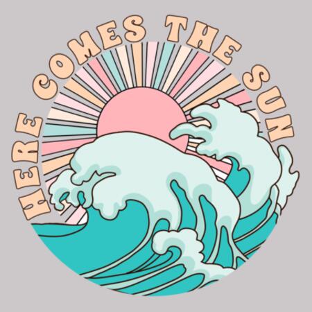Women | ♻️ Relaxed Sweatshirt | Here Comes The Sun Design