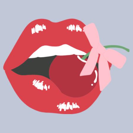 Women | ♻️ Relaxed Hoodie | Cherry Kiss  Design