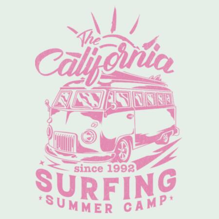 Women | ♻️ Relaxed Hoodie | California Surfing Summer Camp Design