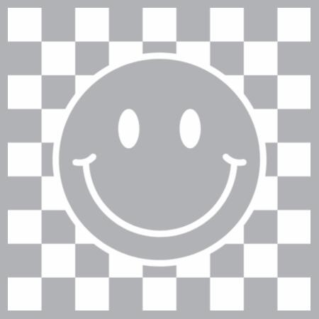 Women | ♻️ Relaxed Sweatshirt | Checkered Smiles Design