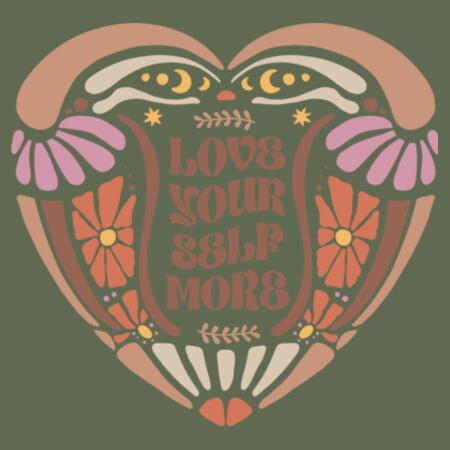 Women | ♻️ Relaxed Sweatshirt | Love Yourself More Design