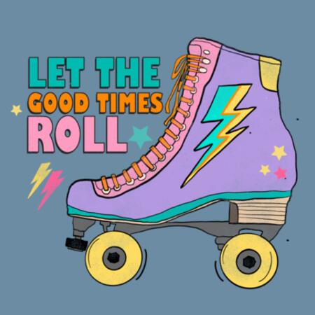 Women | ♻️ Relaxed Hoodie | Let The Good Times Roll Design