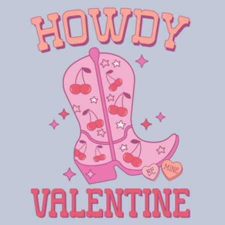 Women | ♻️ Relaxed Hoodie | Howdy Valentine Design