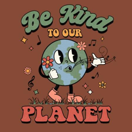 Women | ♻️ Relaxed Sweatshirt | Be Kind to Our Planet Design