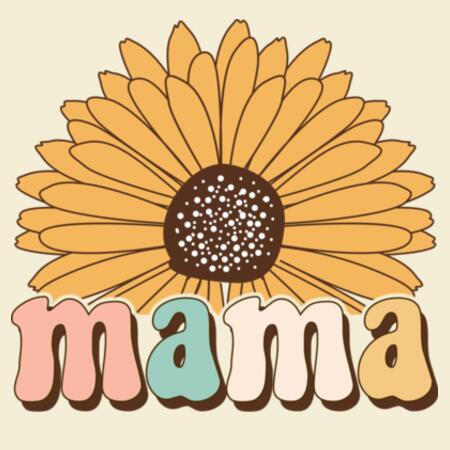 Women | ♻️ Relaxed Hoodie | Mama Sunflower Design