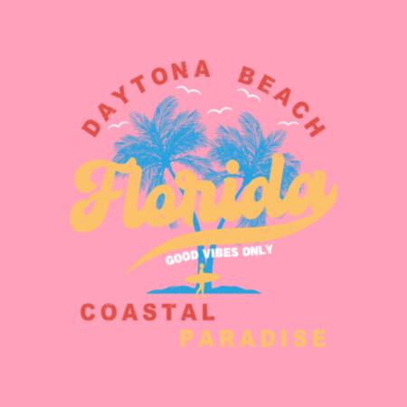 Women | Crop Tee | Daytona Beach Design