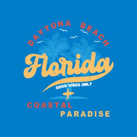 Women | Oversized Tee | Daytona Beach Design