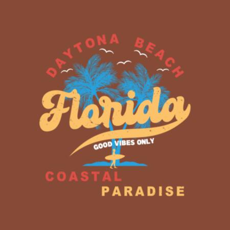 Women | ♻️ Relaxed Hoodie | Daytona Beach Design