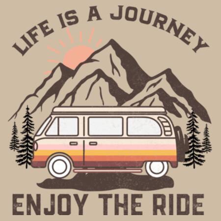 Women | ♻️ Relaxed Sweatshirt | Life is a Journey Design