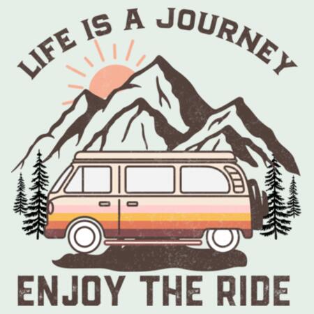 Women | ♻️ Relaxed Hoodie | Life is a Journey Design