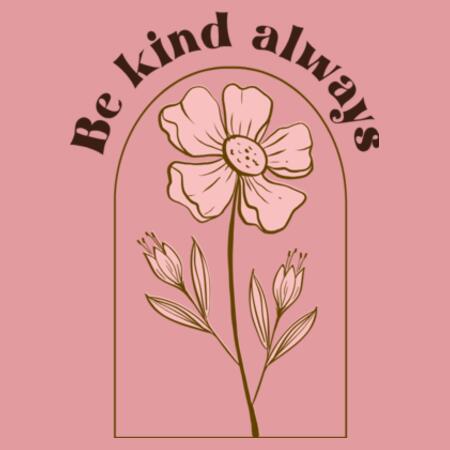 Women | Oversized Tee | Be Kind Always Design