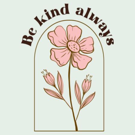 Women | ♻️ Relaxed Hoodie | Be Kind Always Design