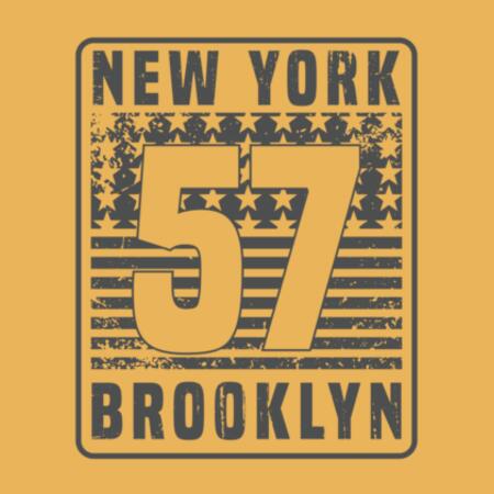 Women | Oversized Tee | New York Brooklyn 57 Design