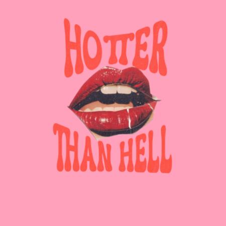 Women | Oversized Tee | Hotter Than Hell Design