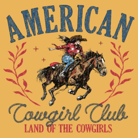 Women | Oversized Tee | Cowgirls Club Design