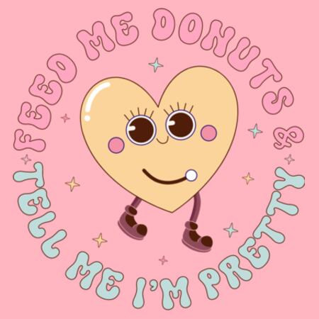Tote (42 x 42cm) | Feed Me Donuts & Tell Me I'm Pretty Design