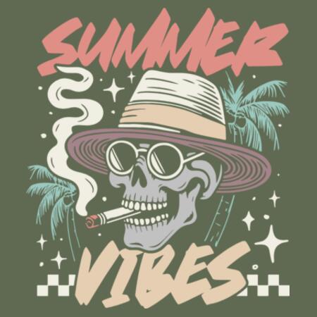 Men | ♻️ Relaxed Hoodie | Summer Vibes Design
