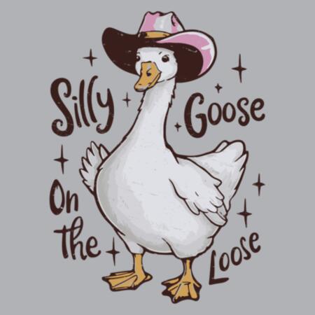 Women | ♻️ Relaxed Hoodie | Silly Goose on the Loose Design