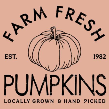 Women | Crop Tee | Farm Fresh Pumpkins Design
