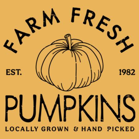 Women | Oversized Tee | Farm Fresh Pumpkins Design