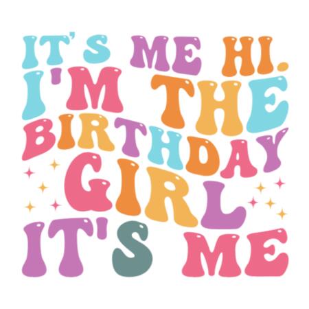 Women | Crop Tee | I'm the Birthday Girl, It's Me Design