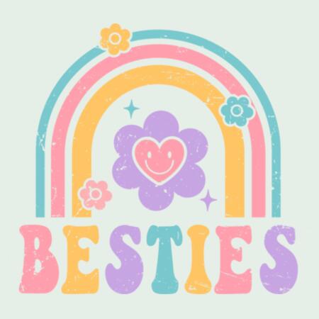 Women | Crop Tee | Besties Design